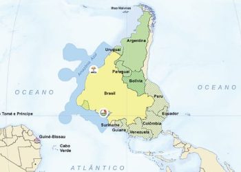 IBGE lança mapa-múndi invertido, com o Sul no topo