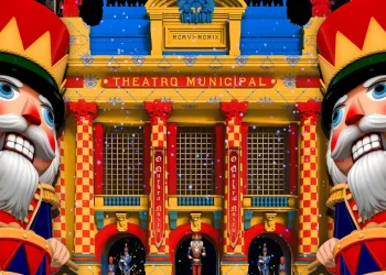 Fachada do Theatro Municipal do Rio vai mostrar O Quebras Nozes