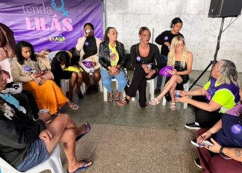Ministério das Mulheres instala Tenda Lilás em Brasília