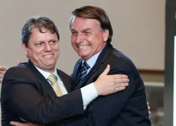 Em encontro com Bolsonaro, Tarcísio defendeu nome de centro para disputar Senado